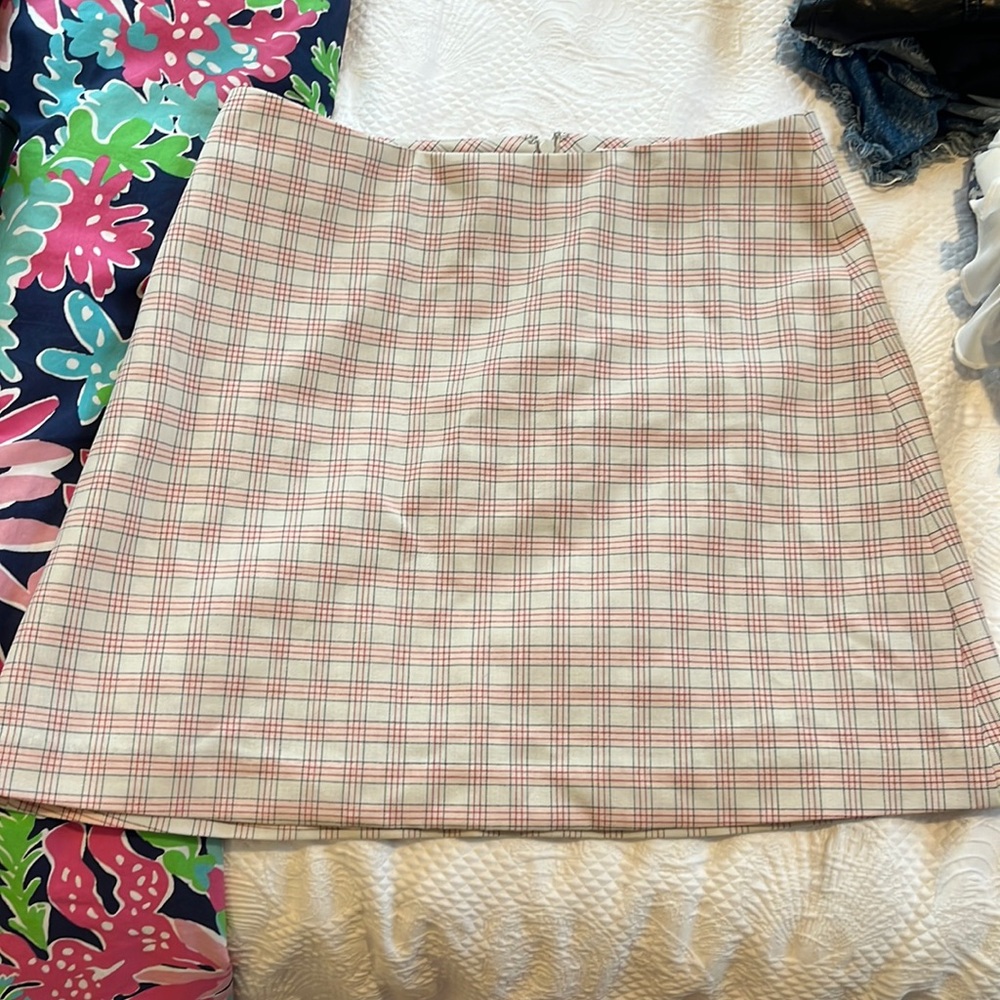Aritzia plaid skirt